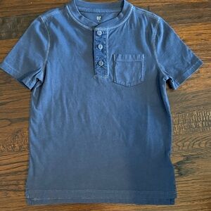 GAP Kids Navy Button Down Shirt